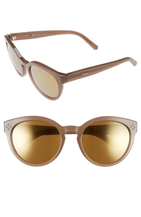 chloe round sunglasses|chloe sunglasses nordstrom.